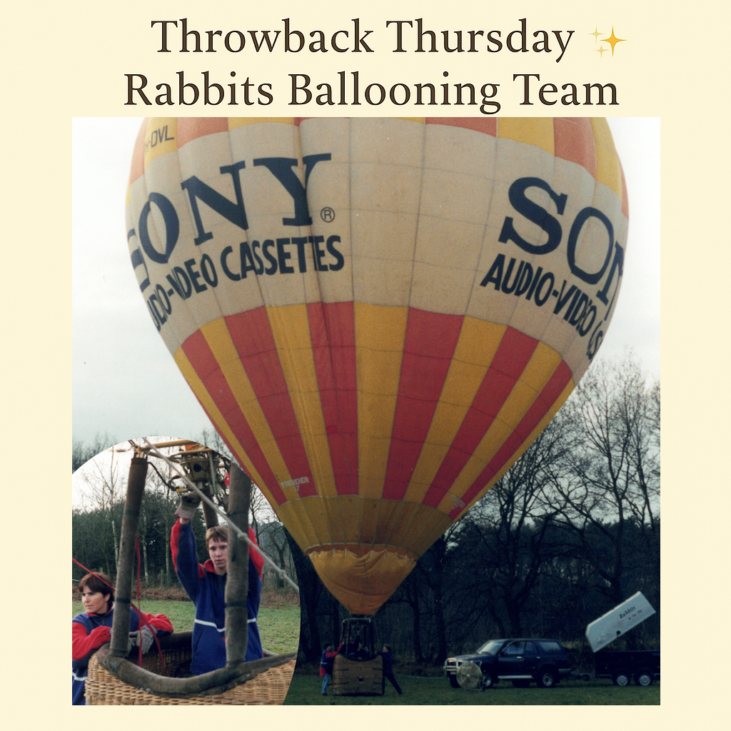 Thursday Rabbits Rabbits Ballooning Team - Throwback thursday - uit de oude doos